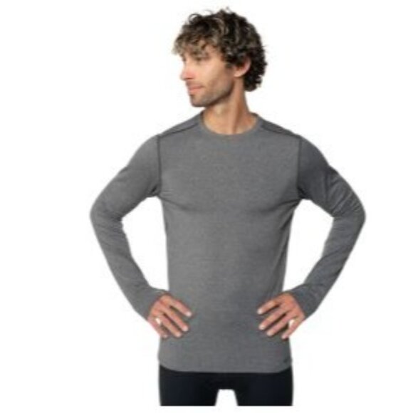 Hot Chillys Mens Micro Elite Chamois Crewneck Top Midweight Fit Base Layer Large - Picture 1 of 6
